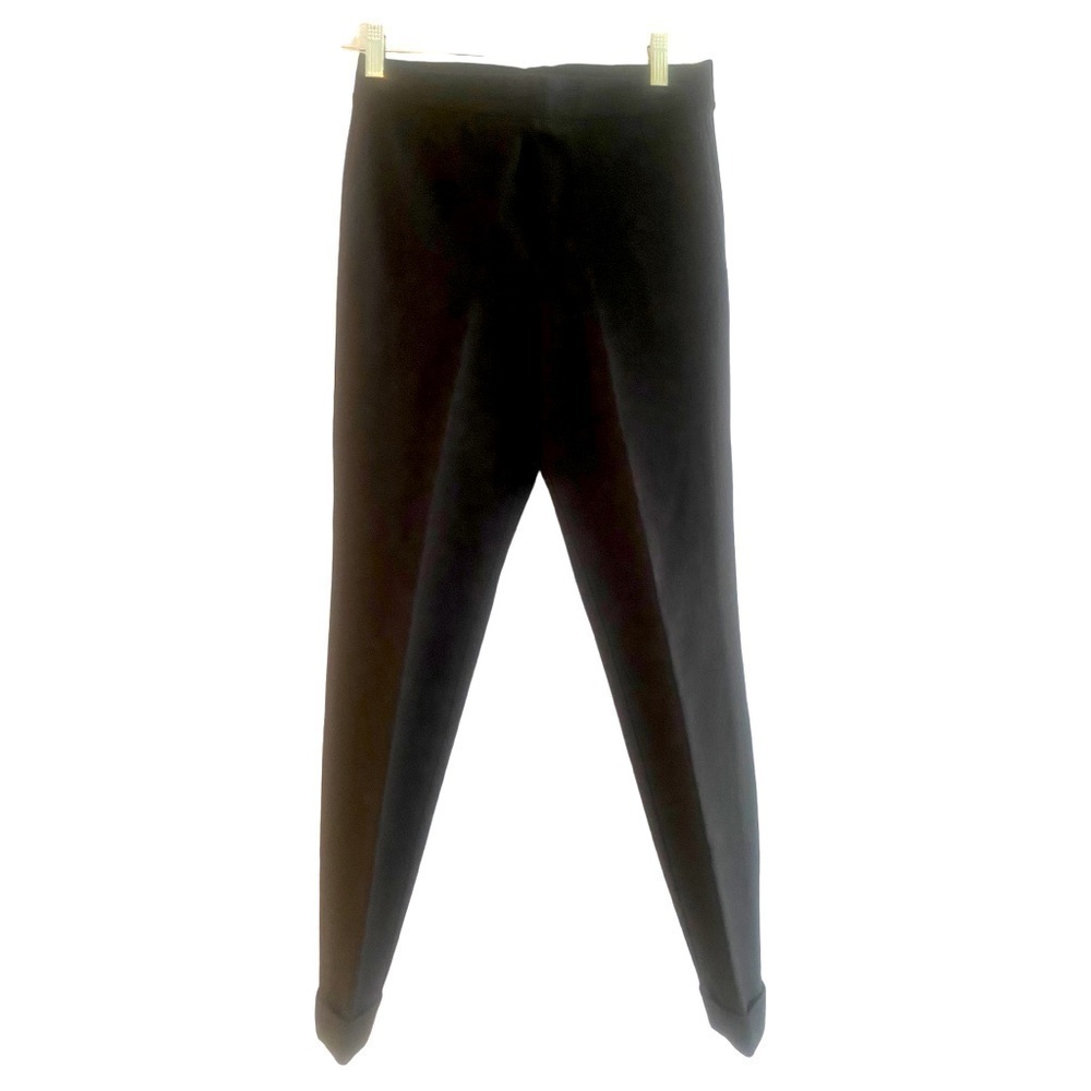 Hue leggings black cute cuffs stretch wide elastic waist yoga or everyday M
C